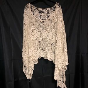 Crochet Batwing Top